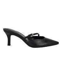 Calvin Klein Women's Jansy Buckle Strap Mid-Stiletto Pumps