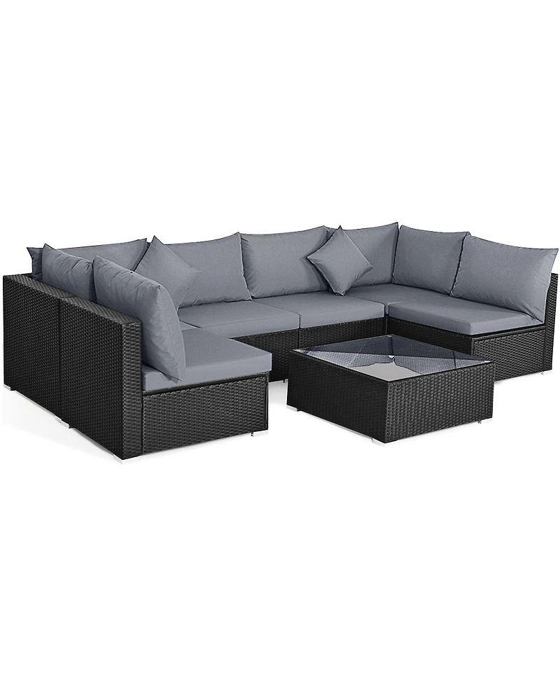7-Piece Sectional Sofa Set for Living Room Comfortable & Stylish Furniture