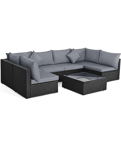 7-Piece Sectional Sofa Set for Living Room Comfortable & Stylish Furniture