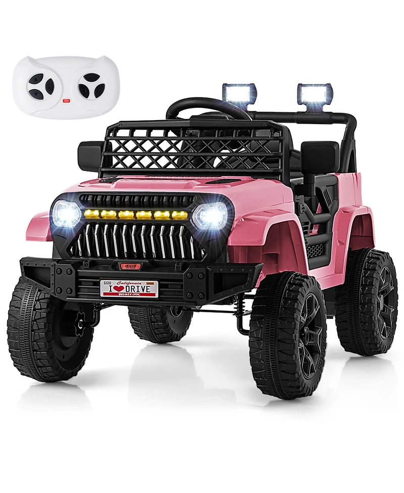 12V Kids Ride on Truck Car with Parental Remote and Music Player