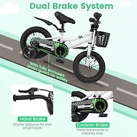 Kids Bike Children Bicycle with Training Wheels for 3-4 Years Old