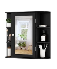 Multipurpose Mount Wall Surface Bathroom Storage Cabinet with Mirror