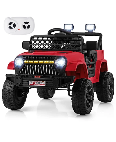 12V Kids Ride on Truck Car with Parental Remote and Music Player