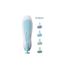 Sperric Baby Electric Nail Trimmer Kit with Light, Quiet Operation, 6 Interchangeable Heads for Gentle Precise Baby Nail Care and Polishing Baby Nail