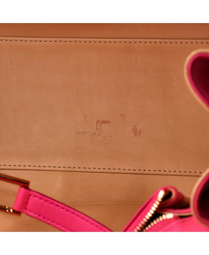 Pre-Owned Delvaux Gm Tempete Top Handle Bag Leather