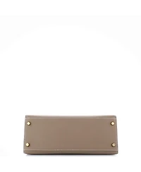 Pre-Owned Hermes Kelly 28 Handbag Grey Epsom with Gold Hardware