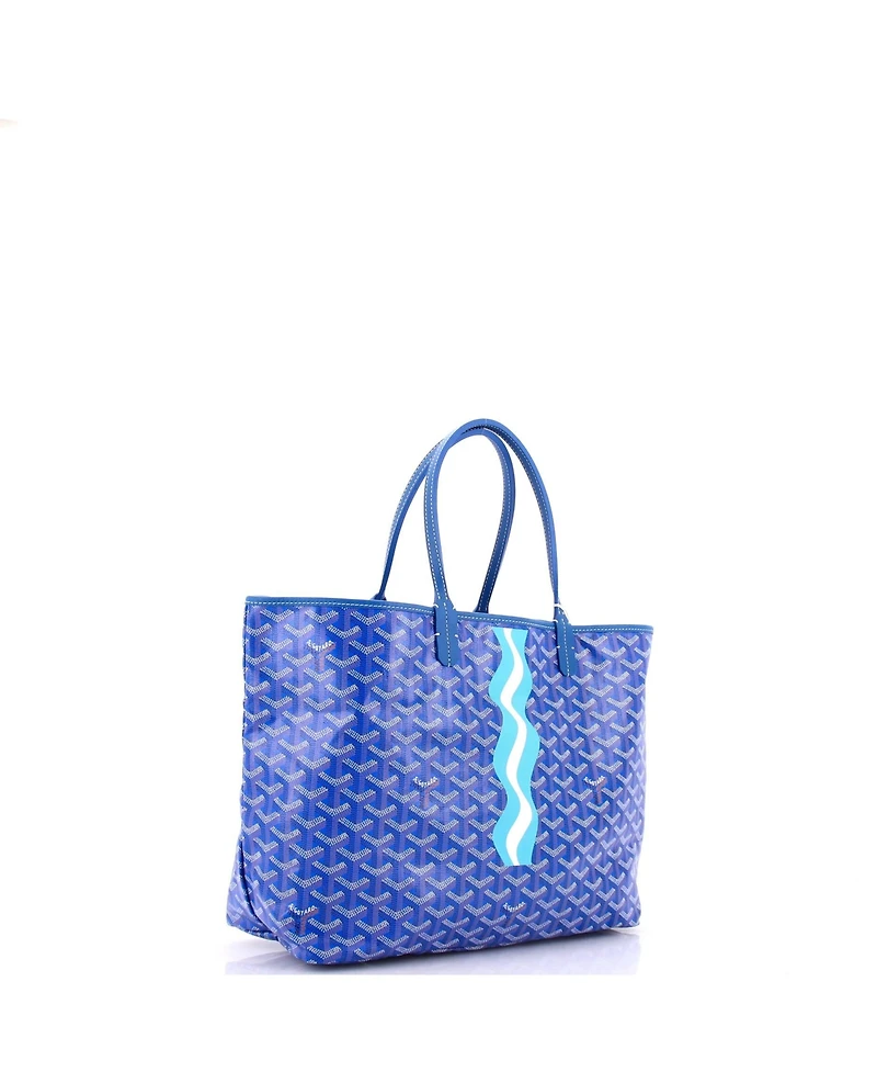 Pre-Owned Goyard Pm Saint Louis Tote Printed Coated Canvas