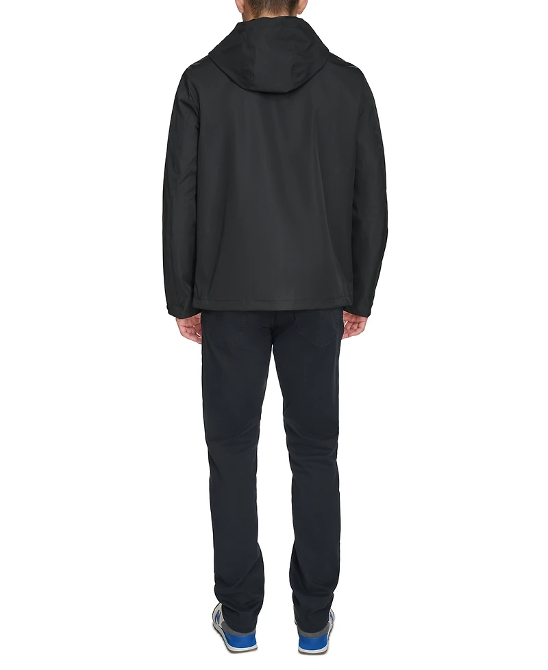 Dockers Men's Hooded Rain Jacket