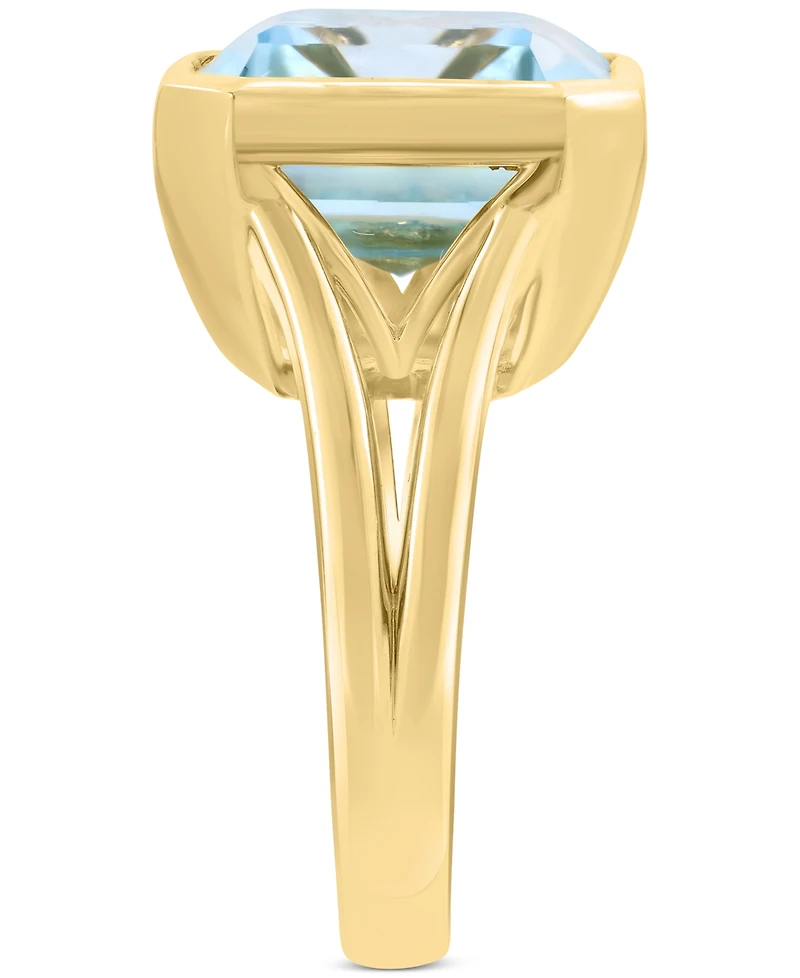 Effy Citrine Statement Ring (11 ct. t.w.) 14k Gold over Silver (Available Blue Topaz)