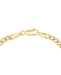 Effy Onyx (9 x 8-1/2 mm) & Diamond (1/4 ct. t.w.) Heart Flex Bracelet in 14k Gold Over Silver