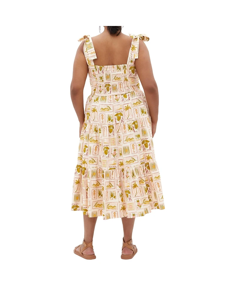 Plus Leila Tropics Dress