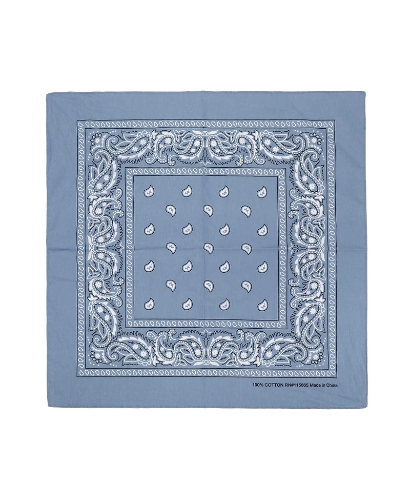 Bioworld Lightweight Blue 22"x22" 6-Pack Bandana Set
