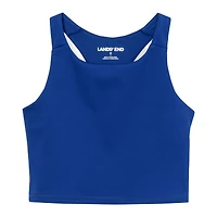 Lands' End Girls Active Crop Tank