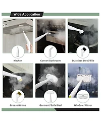 1000W Multifunction Portable Hand-held Steam Cleaner with 10 Accessories
