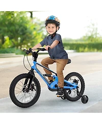 Kids Bike Adjustable with Shock Absorber and Bell Comfortable Safe Ride for Young Cyclists