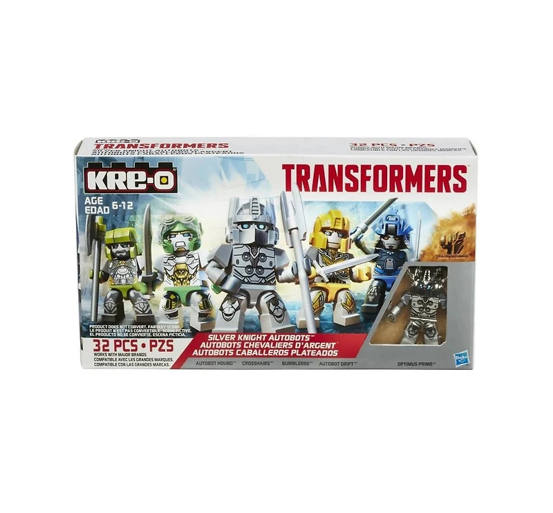 Silver Knight Autobots Set | Transformers Kre-o Set