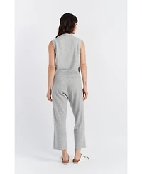 Chinti & Parker Women's Wool and Cashmere Blend Knit V Neck Sweater Vest