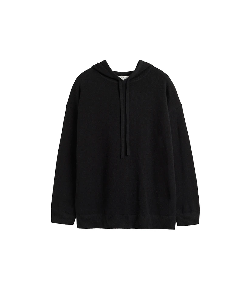 Chinti & Parker Women's Wool Cashmere Blend Relaxed Hoodie Sweater