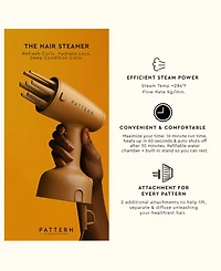 Pattern Beauty by Tracee Ellis Ross The Hair Steamer Handheld Treatment Tool With 2 Attachments