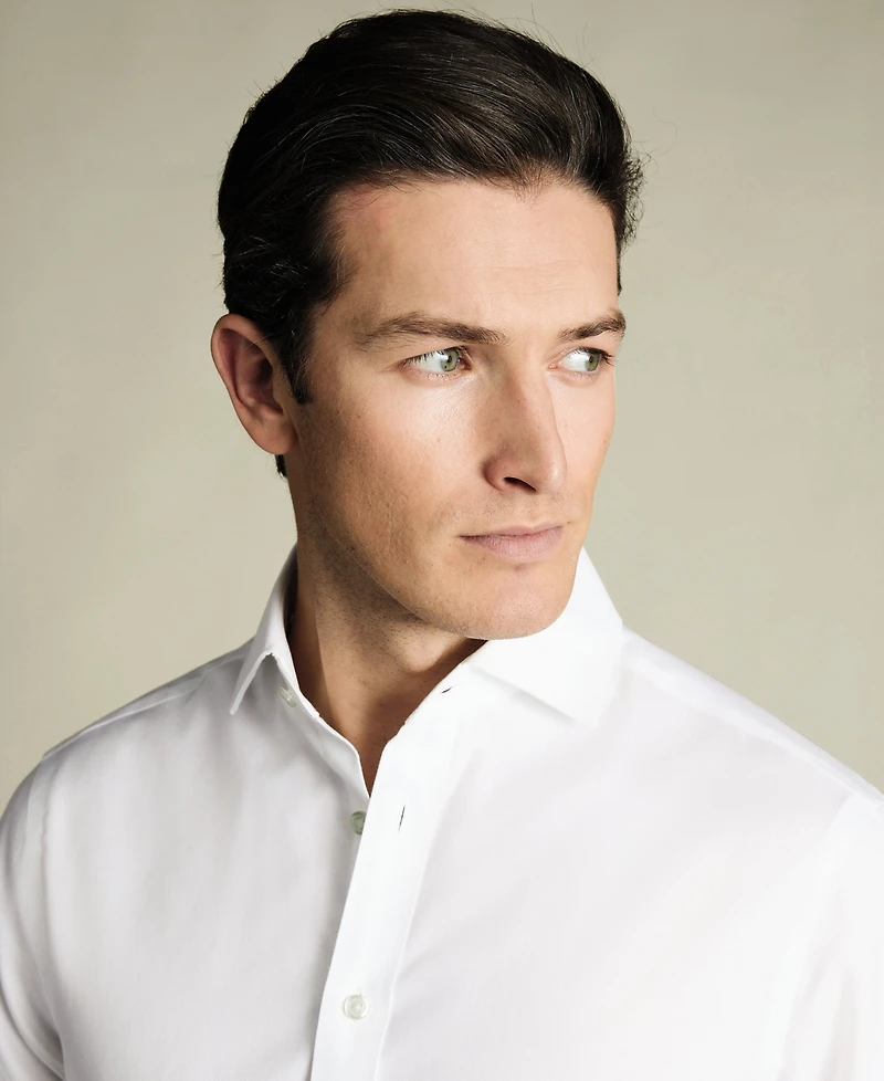 Charles Tyrwhitt Men's Slim-Fit Twill Dress Shirt