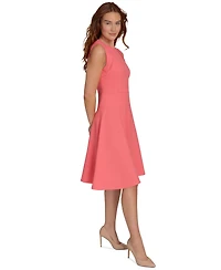 Tommy Hilfiger Women's Fringe-Trim Sleeveless Dress