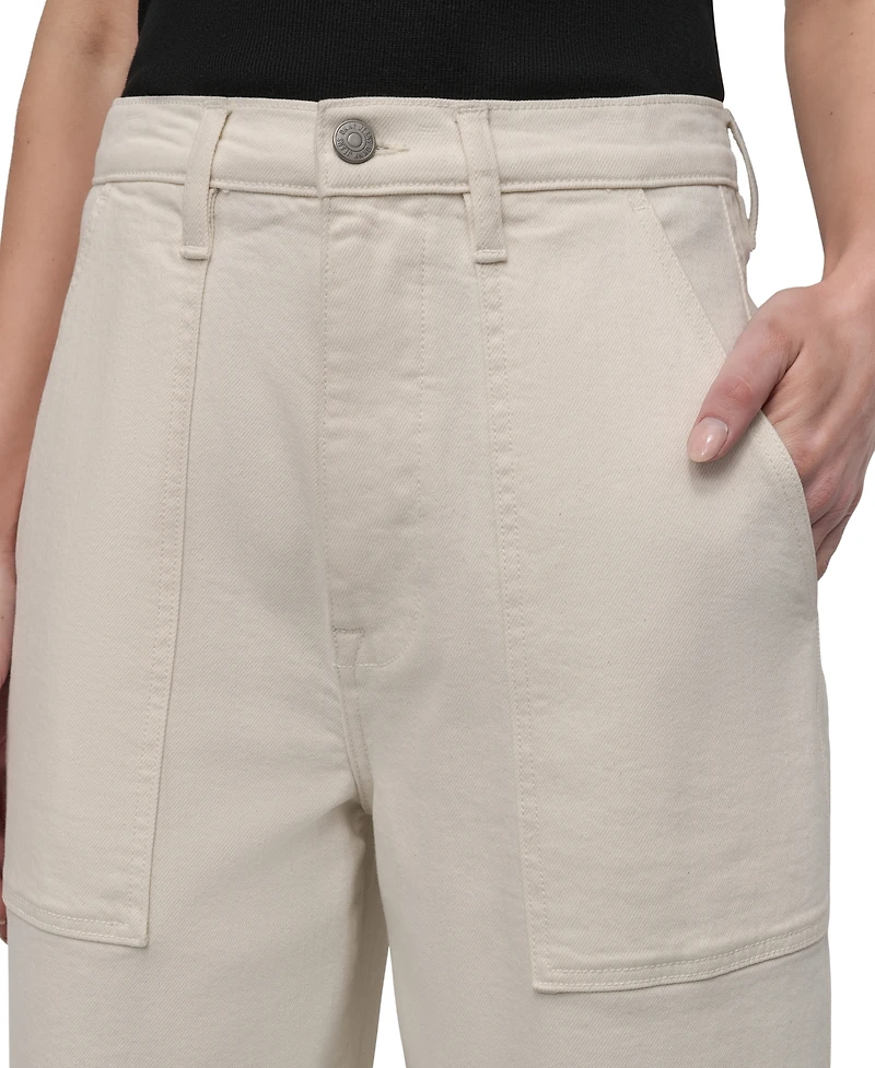 Dkny Jeans Women's High-Rise Utility Barrel - Ecr