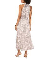 Vince Camuto Women's Paisley-Print Smocked-Waist Maxi Dress