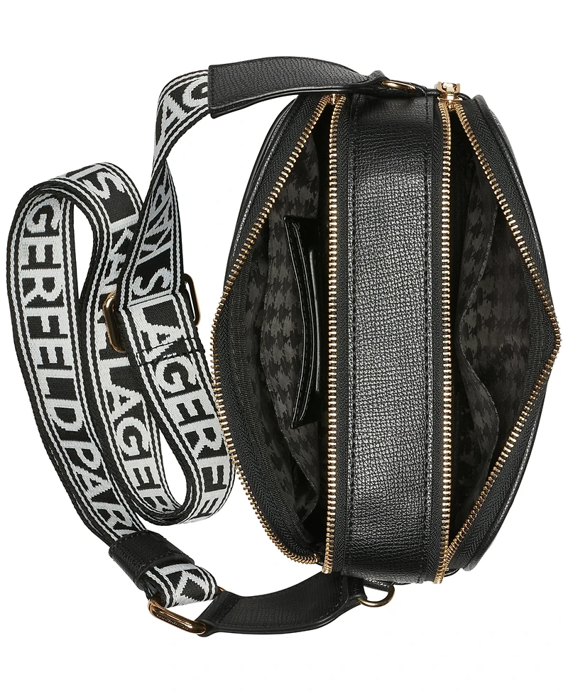 Karl Lagerfeld Paris Maybelle Crossbody Travel Print & Pins