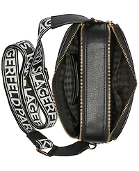 Karl Lagerfeld Paris Maybelle Crossbody Travel Print & Pins