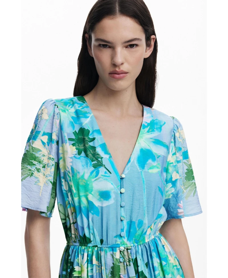 Desigual Women's Floral shirt dress