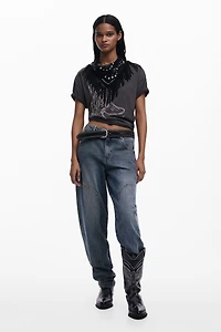 Desigual Women's Distressed Boyfriend Denim