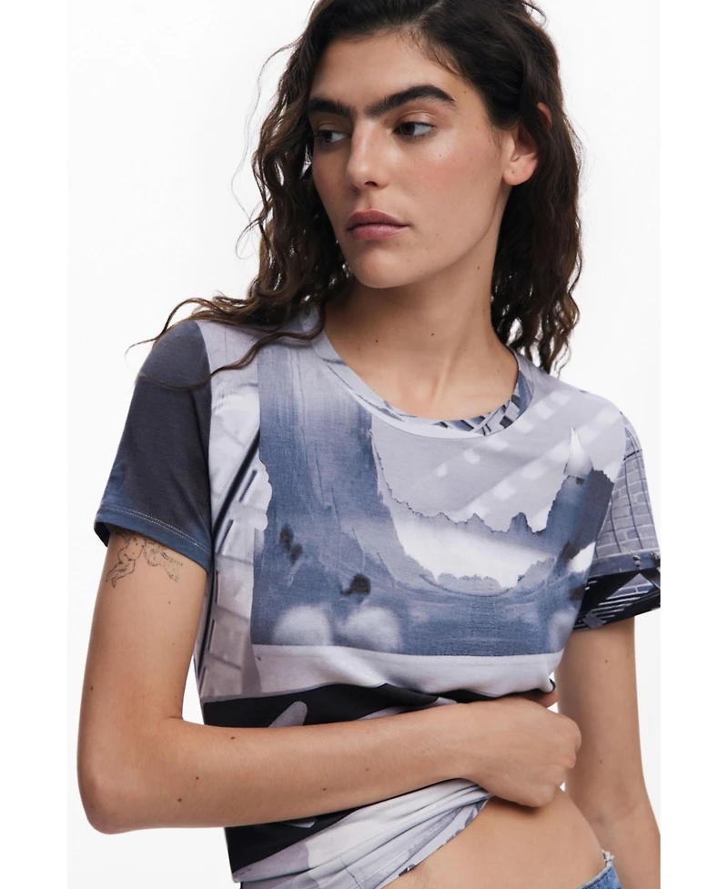 Desigual Women's Signal print T-shirt