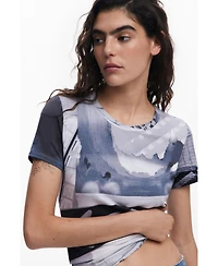 Desigual Women's Signal print T-shirt