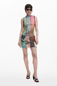 Desigual Women's Panel mini dress