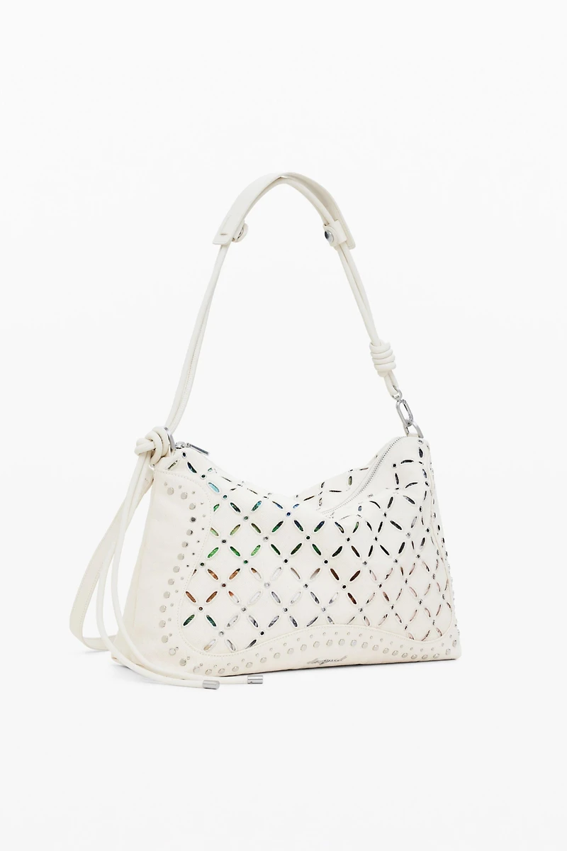Desigual Women's Medium perforated crossbody bag