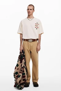 Desigual Men's Ethnic short-sleeve T-shirt
