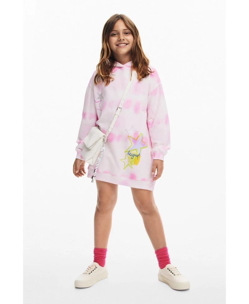 Desigual Girls Girls's Tie-Dye Sweatshirt Dress