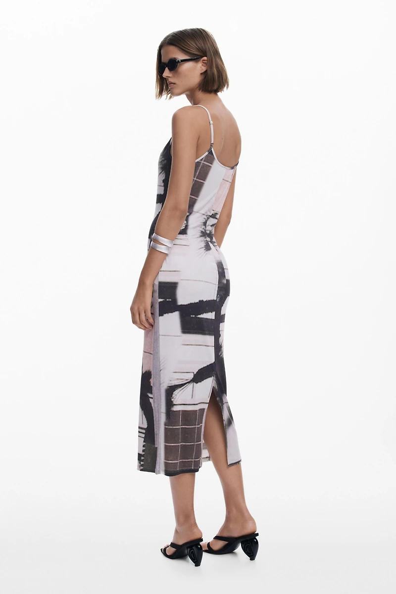 Desigual Women's Urban landscape slip dress
