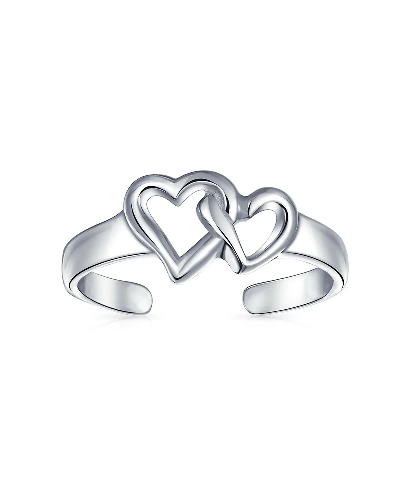 Bling Jewelry Romantic Midi Finger Infinity Love Knot Toe Ring in Sterling Silver