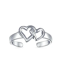 Bling Jewelry Romantic Midi Finger Infinity Love Knot Toe Ring in Sterling Silver