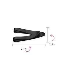 Bling Jewelry Dollar Sign Money Clip Card Holder Brushed Silver Stainless Steel