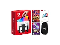 Nintendo Oled Bundle With Accessories, Pokemon Scarlet & Violet Games