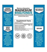 Magnesium Bisglycinate Capsules for Optimal Health, Bioschwartz, 90ct