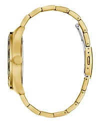 Guess Men's Multifunction Gold Tone Stainless Steel Watch, 44mm
