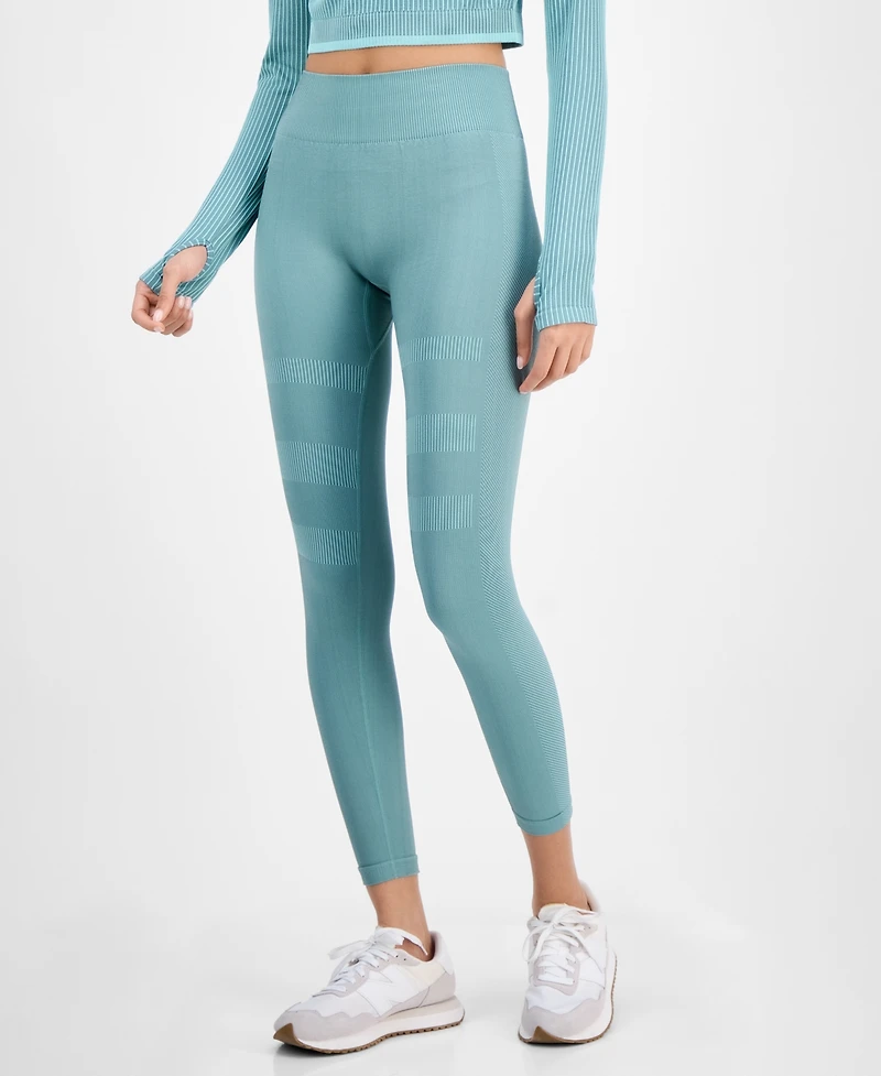 Id Ideology Women's Seamless High-Rise Leggings, Exclusively at Macy's