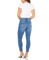 Celebrity Pink Juniors' Curvy Mid-Rise Skinny Ankle Jeans