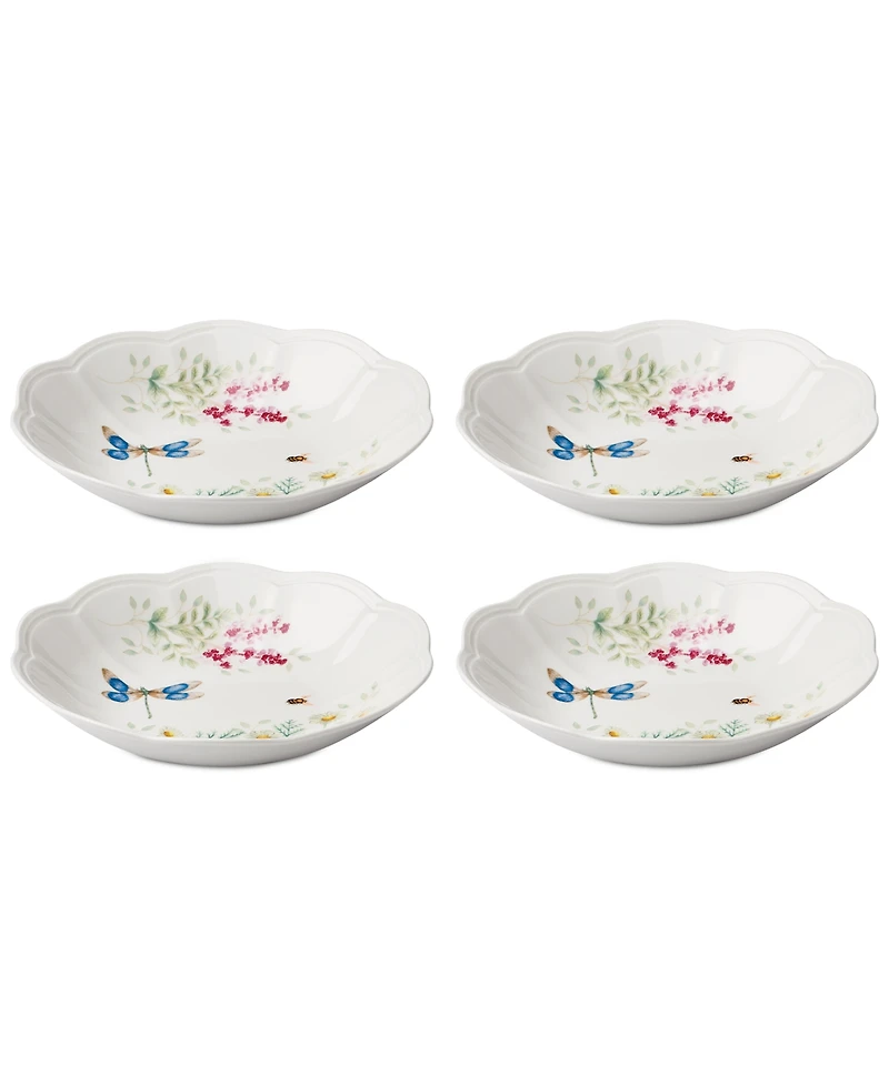 Lenox Butterfly Meadow Herbs Pasta Bowls, Set of 4