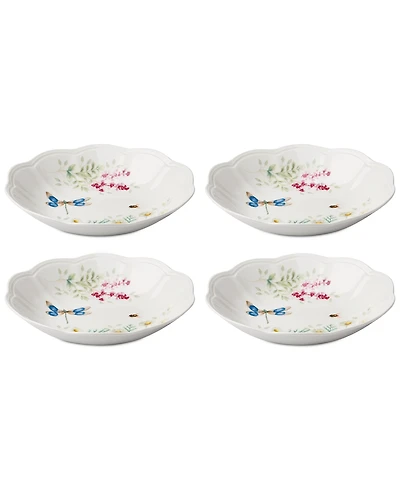 Lenox Butterfly Meadow Herbs Pasta Bowls, Set of 4