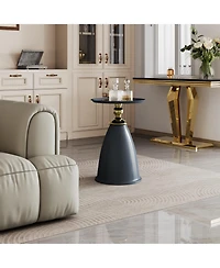 Streamdale Iron End Table for Small Spaces