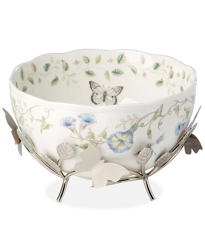 Lenox Butterfly Meadow Large Bowl with Stand